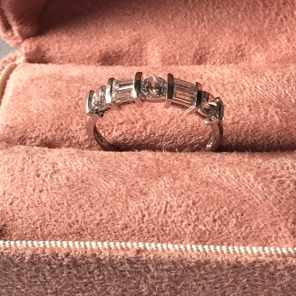 Silver plated, CZ Ring - Picture 2 of 5